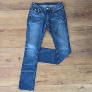 True Religion Blue Women's Straight Leg Jeans